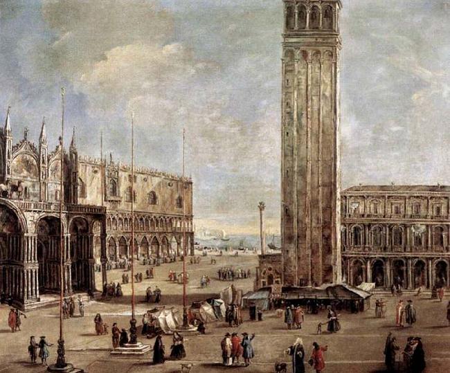 Antonio Stom View of the Piazza San Marco from the Procuratie Vecchie Spain oil painting art